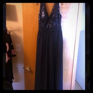 Jasmine B2 Navy blue bridesmaid dress